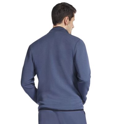 2. Skechers The Hoodless Hoodie Ottoman Jacket JA25-BLRD Blue M