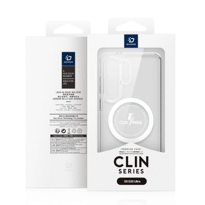 4. Dux Ducis Clin Mag Case Compatible with MagSafe for Samsung S26 Ultra - Transparent
