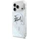 2. Karl Lagerfeld Liquid Glitter Karl Script Logo MagSafe Case for iPhone 17 Pro Max - Clear
