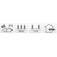 3. CHRISTMAS TREE LIGHTS LIGHT CHAIN 120 LED WARM WHITE TRANSPARENT WIRE