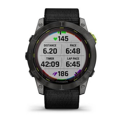2. Garmin Enduro 2 Solar Black Carbon Gray DLC Ti Ultrafit Band 010-02754-01 Sports Watch
