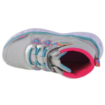 3. Skechers Sweetheart Lights - Sweet Styling 302668L-SMLT Silver 32