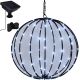 21. SOLAR HANGING LAMP BALL 30CM 120 LED COOL WHITE