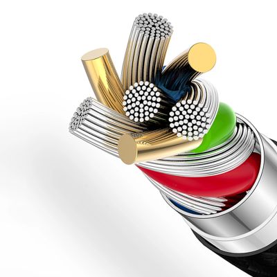 2. Dudao L3ST USB-A - USB-C 5A Cable 1.2m Braided - Black