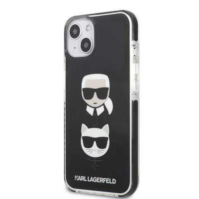 2. Karl Lagerfeld KLHCP13STPE2TK iPhone 13 mini 5,4 "hardcase black / black Karl & Choupette Head