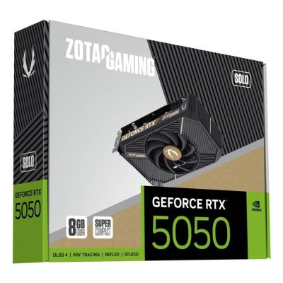 7. Zotac GAMING GeForce RTX 5050 SOLO NVIDIA 8 GB GDDR6