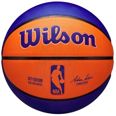 Wilson NBA Team City Edition New York Knicks WZ4024220XB basketball