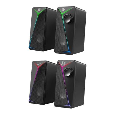 2. DEFENDER J5 2.0 PC Speakers, 6 W, LED, USB, Black, 65965