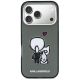 3. Karl Lagerfeld Karl & Choupette Back MagSafe Case for iPhone 17 Pro Max - Black