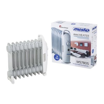 2. MESKO MS 7805 Oil-Filled Radiator with 9 Fins (1000 W; 9; White)