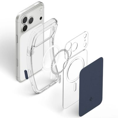 4. Spigen Ultra Hybrid MagSafe Case for iPhone 18 Pro Max / 17 Pro Max - Matte Blue