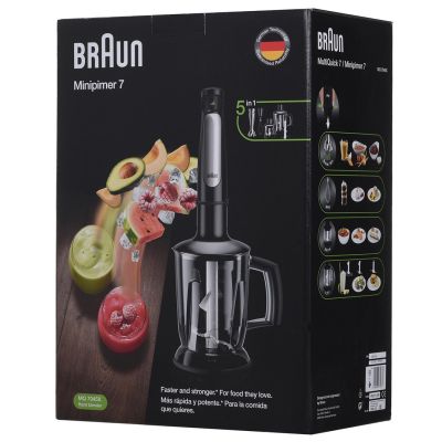 17. Braun MultiQuick 7 MQ 7045X 1.25 l Immersion Blender 1000 W Black, Stainless Steel