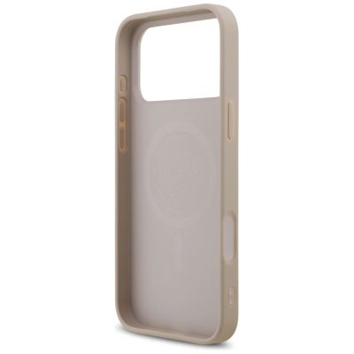 7. Guess 4G Printed Stripes MagSafe case for iPhone 17 Pro Max - pink