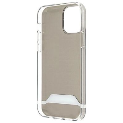 6. AMG Electroplate Black&White Case for iPhone 12 / 12 Pro - Transparent