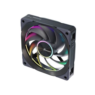 6. Seasonic MagFlow ARGB Computer Case Fan 12cm Black 3 pcs.