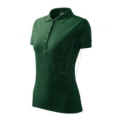 Malfini Pique Polo W MLI-210D3 dark green polo shirt