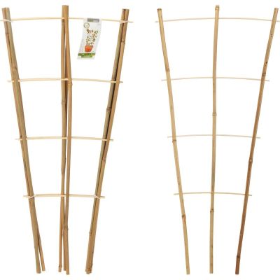 4. PROGARDEN BAMBOO PLANT SUPPORT LADDER 75 CM 3 PCS
