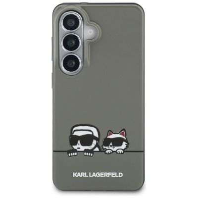 9. Karl Lagerfeld IML Peekaboo Karl&Choupette MagSafe Case for Samsung Galaxy S26 - Black