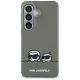 9. Karl Lagerfeld IML Peekaboo Karl&Choupette MagSafe Case for Samsung Galaxy S26 - Black
