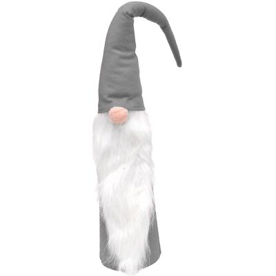 3. SET OF GRAY DECORATIVE SANTA CLAUS 60, 70, 80 CM