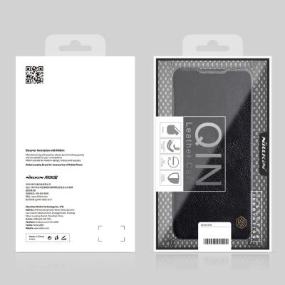 5. Nillkin Qin leather holster case for Samsung Galaxy A03s black