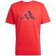 8. adidas Logo Graphic Men's T-Shirt Red JJ3934