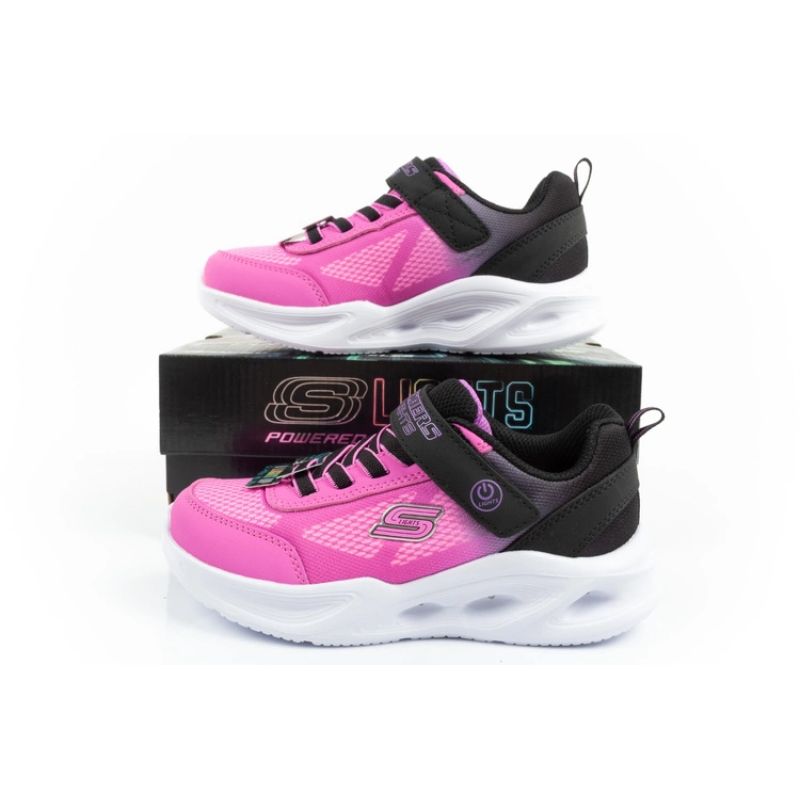 10. Skechers S Lights girls' sports shoes for children comfortable LED