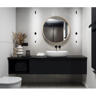 12. Activejet AJE-LUNGO Black LED Wall Lamp