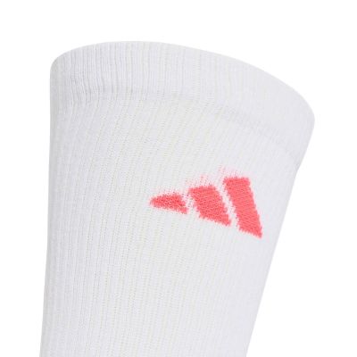 3. adidas Cushioned Sportswear Crew Socks 3 Pairs White KQ6760
