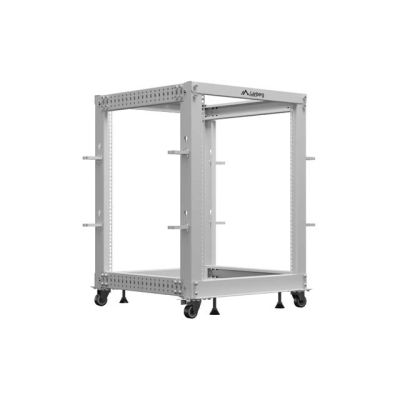 LANBERG 19" 15U 600x600-1100 OR01-6115-S rack cabinet adjustable gray