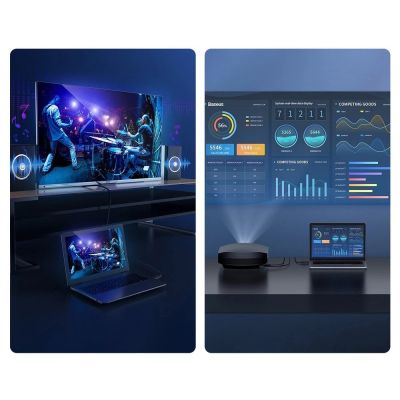 8. Baseus cable HDMI 2.0 cable 4K 30 Hz 3D HDR 18 Gbps 8 m black (CAKGQ-E01)