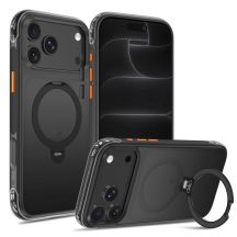 Tech-Protect MagAir Stand MagSafe CC Case for iPhone 18 Pro / 17 Pro - Matte Black