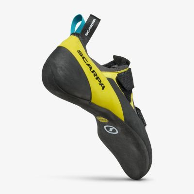 5. Scarpa Arpia V climbing shoes - shark/yellow size: 41