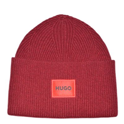 Hugo Boss Beanie Wool Winter Hat Red - 50496011-604