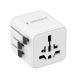 2. GEMBIRD UNIVERSAL TRAVEL ADAPTER WHITE