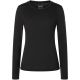 Women’s thermal long-sleeve top SUPER.NATURAL W ARCTIC230 LS black