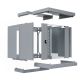 3. EFB Elektronik WGX-1206GR.G1 12U Rack Wall Mounted Cabinet Gray