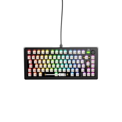 2. Glorious PC Gaming Race GMMK 3 Barebones Keyboard Dom USB No Black