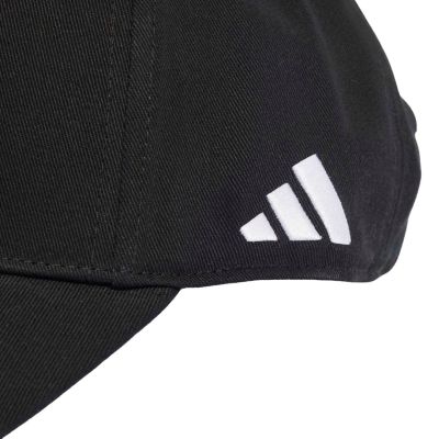 4. Adidas Real Madrid Cap Black and White KQ9575