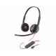 8. Poly Blackwire 3220 Stereo USB-C Headset +USB-C/A Adapter