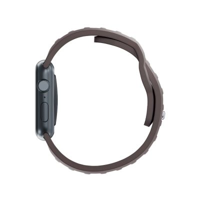 19. 3mk Silicone Watch Strap for Apple Watch 42 / 44 / 45 / 49 mm - brown