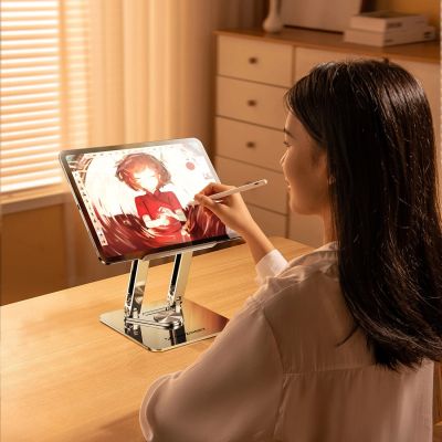 13. Wozinsky WRS-CPY84SS Aluminum Laptop and Tablet Stand + Free Smartphone Stand - Silver