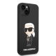 4. Karl Lagerfeld Silicone Ikonik case for iPhone 14 Plus - black