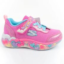 Skechers S Lights LED Children's Sports Shoes for Girls with Velcro