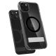 12. Spigen Ultra Hybrid S MagSafe Case with Stand for iPhone 15 Plus - Black