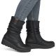 12. Women's insulated wedge ankle boots black Rieker X9155-00