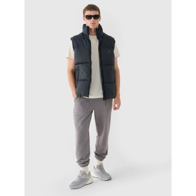 5. Men's regular plain T-shirt 4F 4FRAW24TTSHM2602-83S