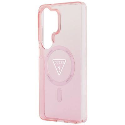 6. Guess IML Gradient Triangle MagSafe Case for Samsung Galaxy S26 Ultra - Pink