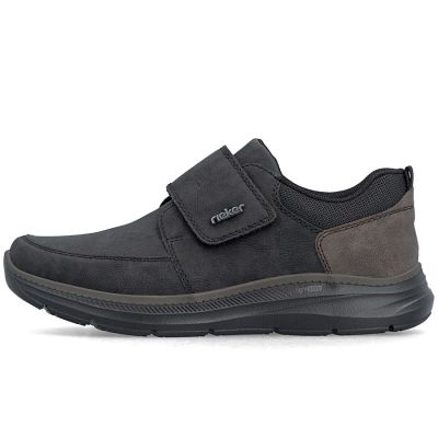 3. Rieker B1854-00 men's comfortable black Velcro shoes