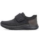 3. Rieker B1854-00 men's comfortable black Velcro shoes